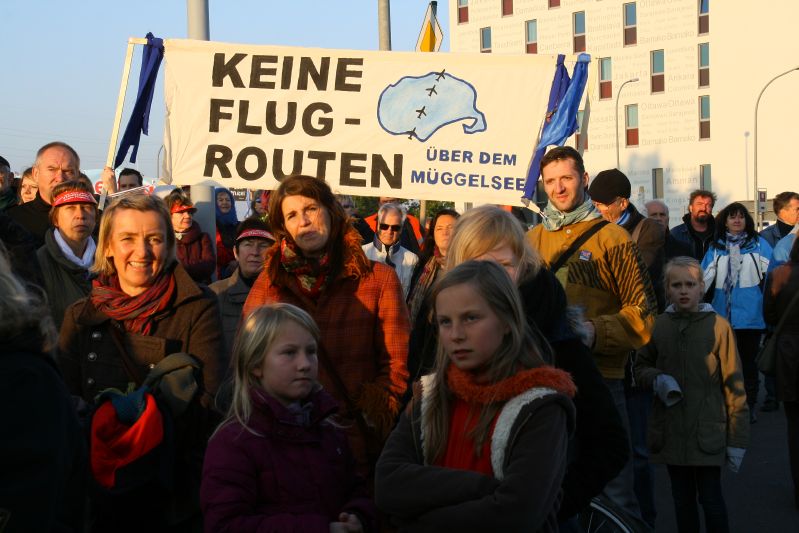 Nachtflugverbot fordern f�r die Zukunft von Schulzendorf Eichwalde Schm�ckwitz